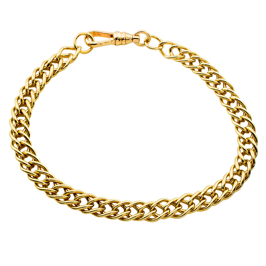 9ct gold 14.5g 8 inch curb Bracelet